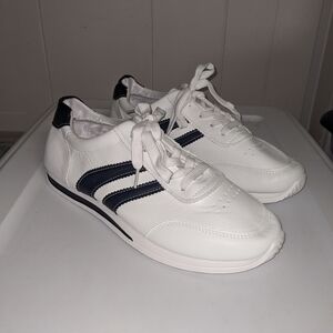 Men's White and Black Sneakers 43 New